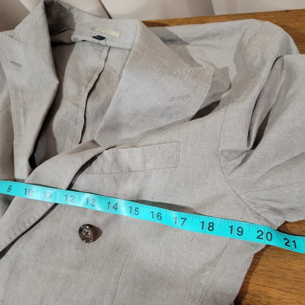 J Crew Ludlow Slim-fit double-breasted suit jacket in Irish cotton-linen blend